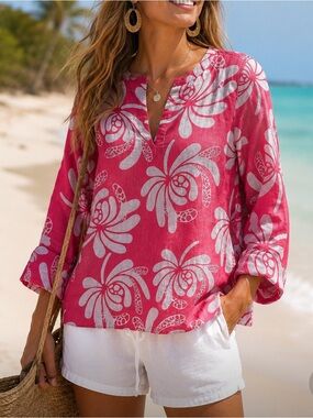 Island Company 100% Linen Beach Tunic